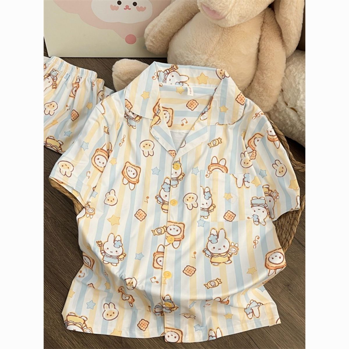 Summer Away Clothing - 라이센스 미피 카와이 만화 쿠키 프린트