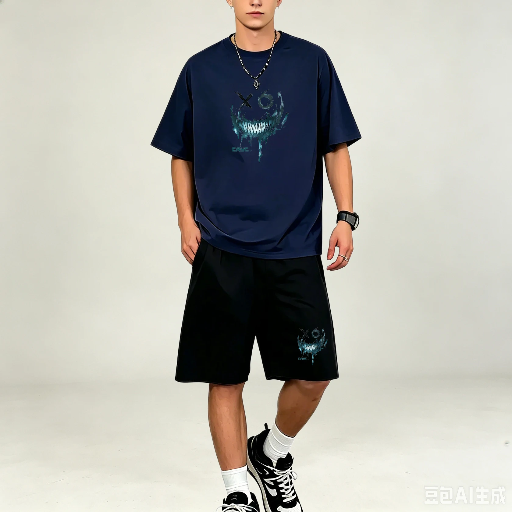 Summer Clothing Guys - 남성 티셔츠 세트 속건 통기성 스포츠