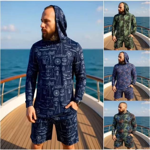 Summer Clothing Guys - 2026 신상 카모플라주 프린트 유니섹스 후드