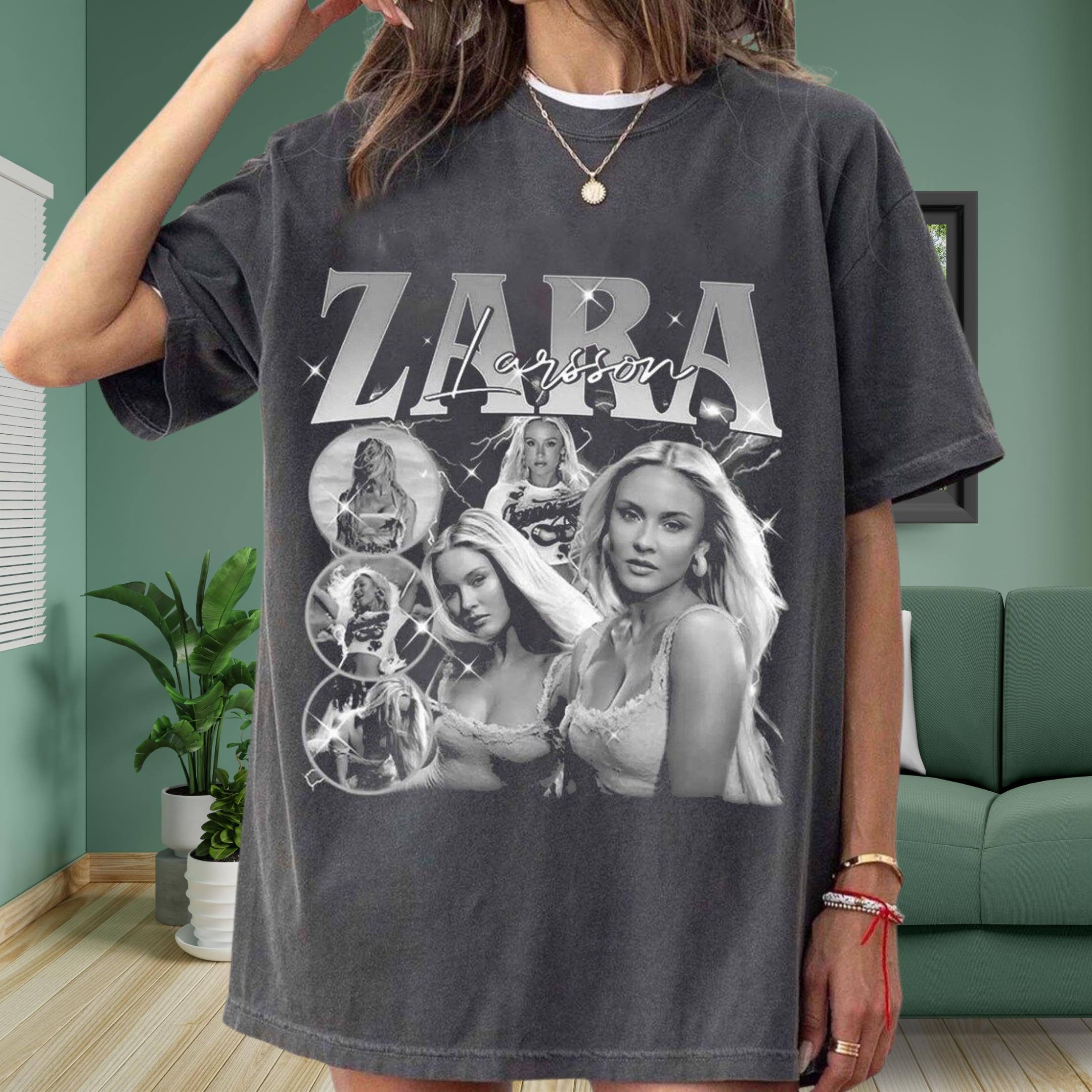 Zara Summer Clothing For Women - Zara Larsson 영감을 받은 티셔츠 팝
