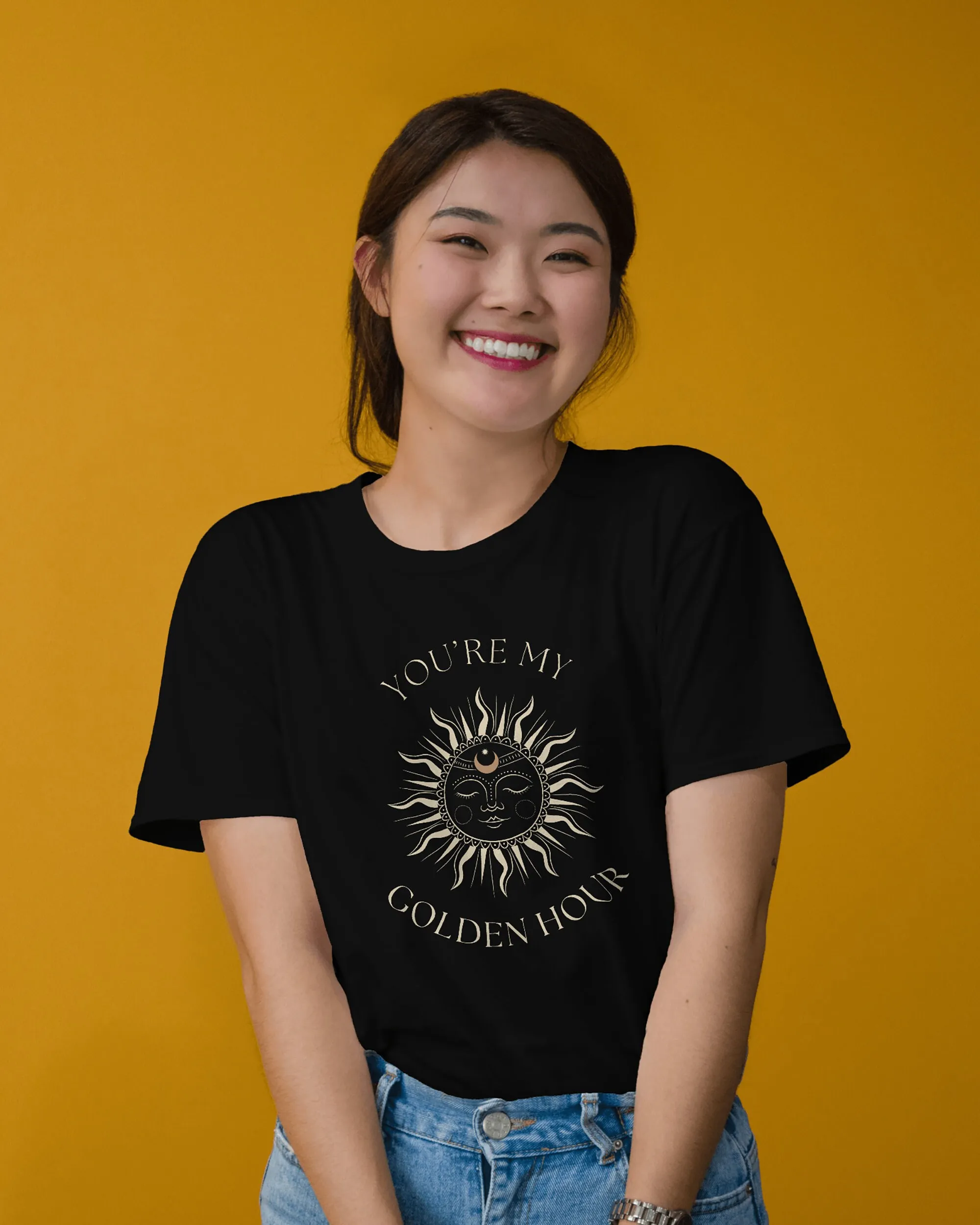 Summer Vibes Clothing Men - 골든 아워 티셔츠 케이시 머스그레이브스 보헤미안