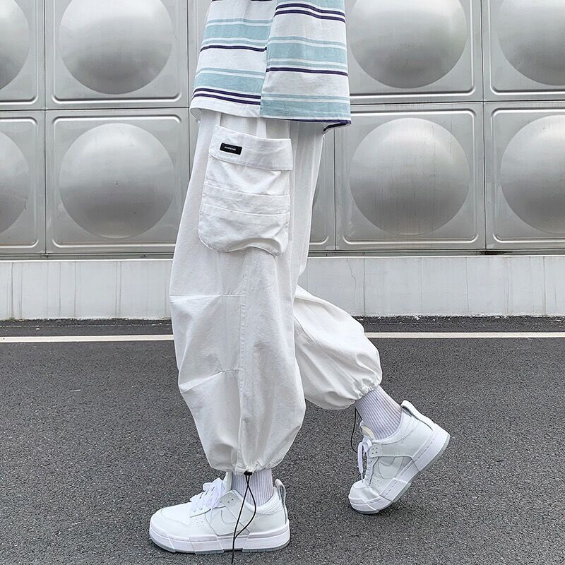 남성 블루머 루즈 카고 팬츠 일본 하라주쿠 배기 스타일 - Summer Vibes Clothing Men 리뷰 및 가격