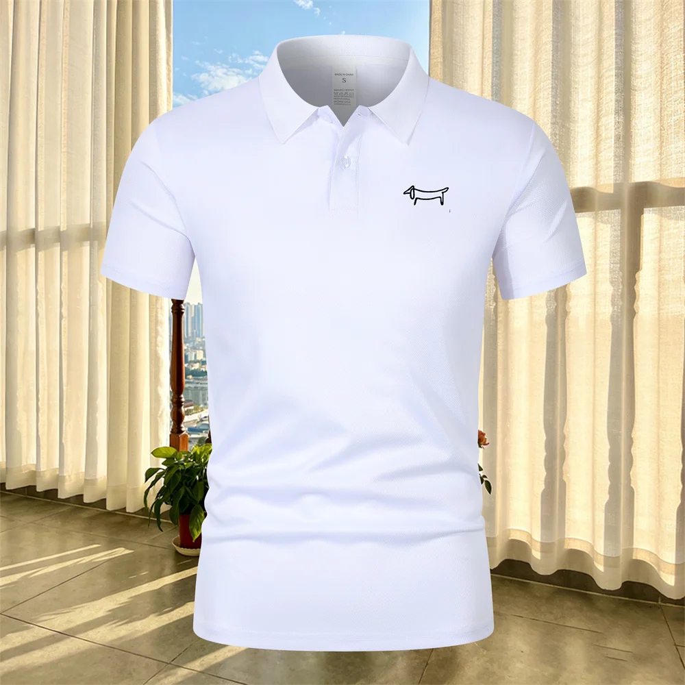 고품질 통기성 남성 폴로 셔츠 캐주얼 솔리드 컬러 반팔 - Quality Summer Clothing For Women 리뷰 및 가격