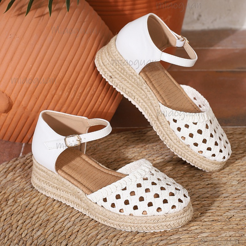 보헤미안 여성용 속이 비치는 엑스파드리유 웨지 샌들 발 - Espadrille Sandal Women 리뷰 및 가격