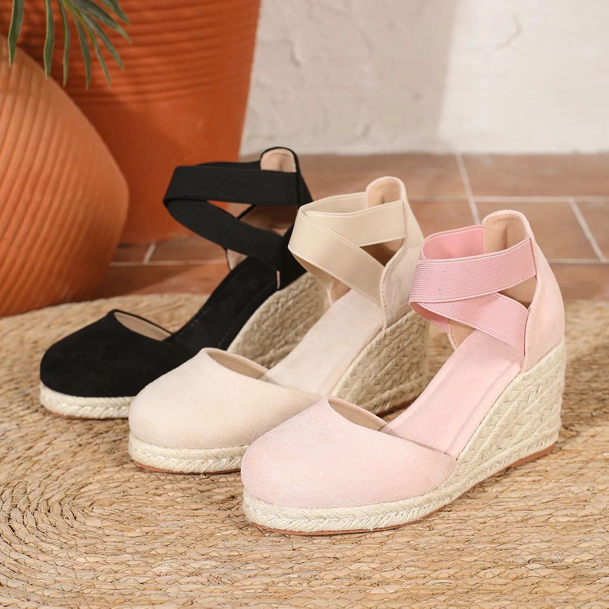 커버 토 여성용 에스파드리유 웨지 샌들 발목 스트랩 여 - Espadrille Sandal Women 리뷰 및 가격