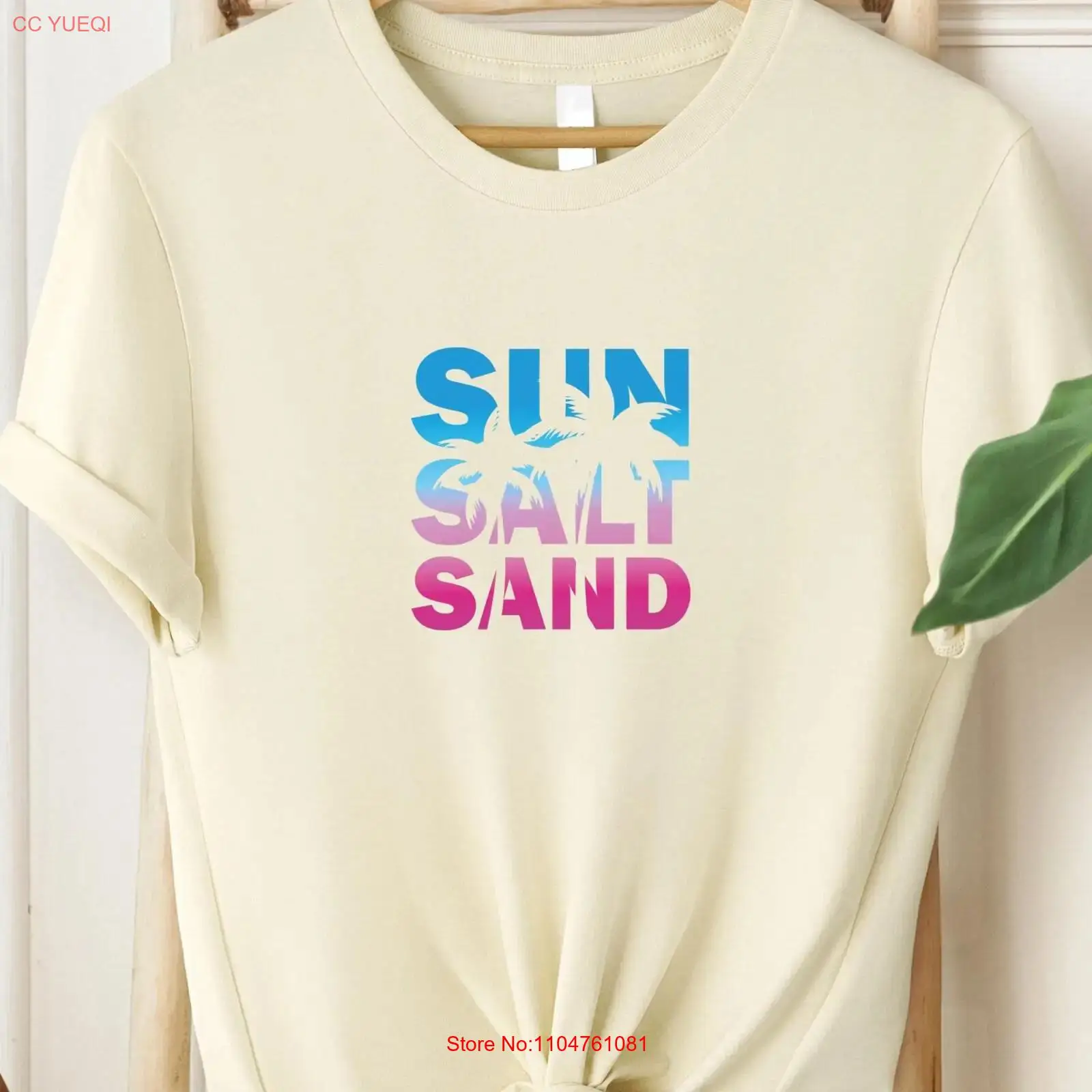 Sun Salt Sand 티셔츠 레트로 여름 분위기 트 - Summer Vibes Clothing Men 리뷰 및 가격