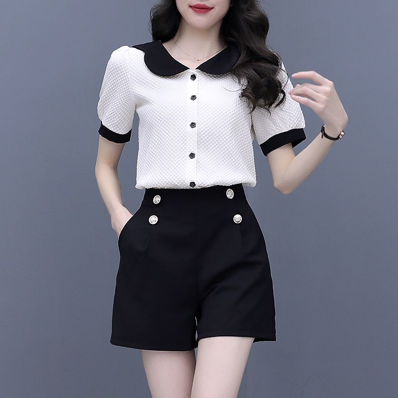 여성용 배색 버튼 반바지 세트 2피스 트렌드 2025  - Summer Clothing Trends 2025 Women'S 리뷰 및 가격