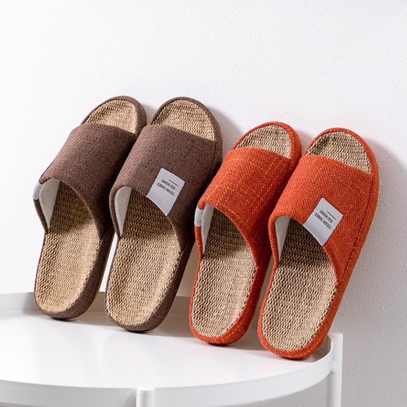 남성용 통기성 린넨 슬리퍼, 사계절 실내용 무소음, 미 - Summer Cloth 리뷰 및 가격