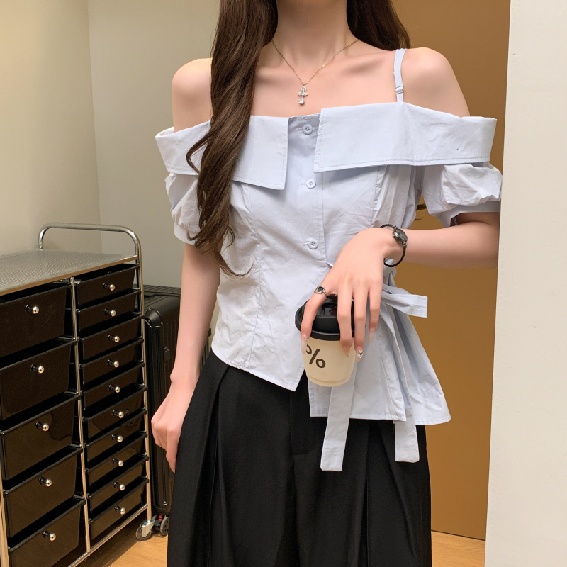 에밀리 클러드 추천 상품 ~ 원숄더 플레이드 셔츠 매듭 - Summer Clothing Recommendations 리뷰 및 가격