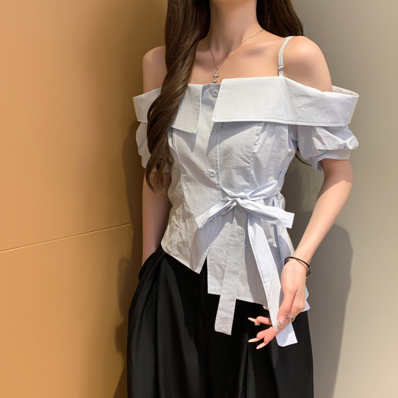 에밀리 클러드 추천 상품 ~ 원숄더 플레이드 셔츠 매듭 - Summer Clothing Recommendations 리뷰 및 가격