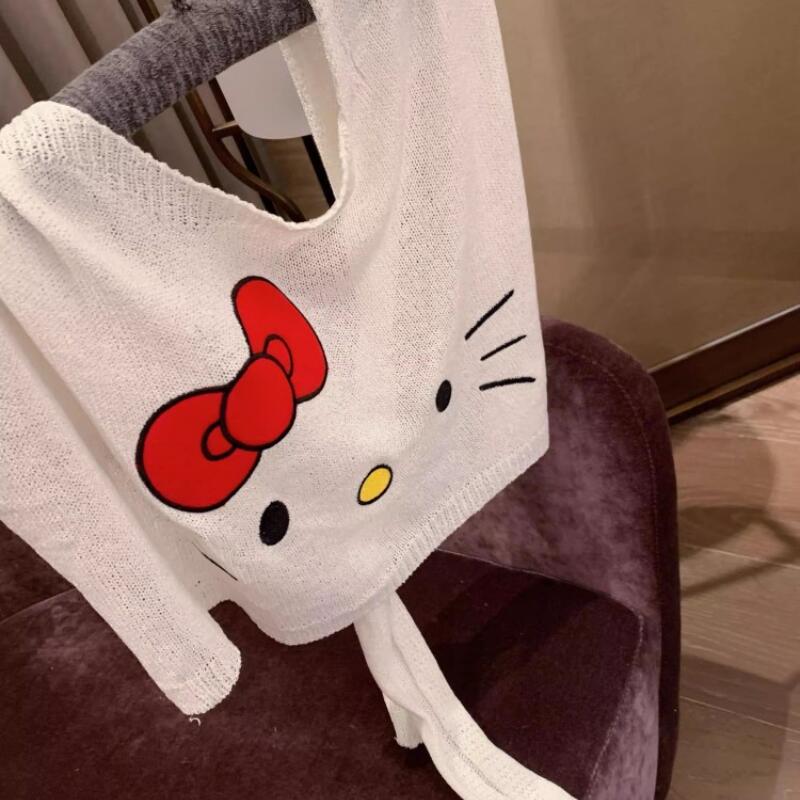 2026 새로운 헬로 키티 패턴 숄 여성 여름 심플 탑 - Summer Cloth 리뷰 및 가격