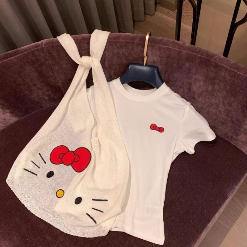 2026 새로운 헬로 키티 패턴 숄 여성 여름 심플 탑 - Summer Cloth 리뷰 및 가격