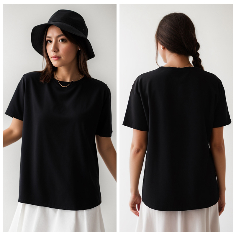 코튼 플러스 사이즈 반팔 티셔츠 헤비 티셔츠 Y2k 캐 - Quality Summer Clothing For Women 리뷰 및 가격