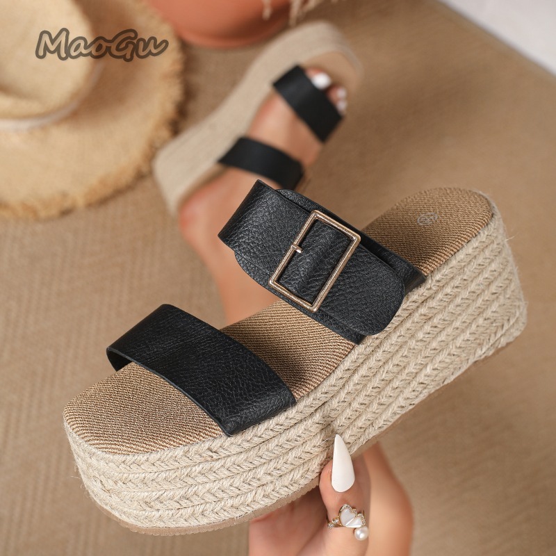2026 여성용 에스파드리유 플랫폼 슬라이드 샌들 버클 - Espadrille Sandal Women 리뷰 및 가격