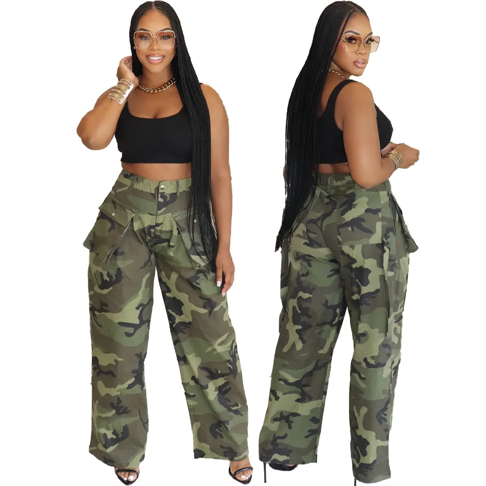 여름 추천 유럽 패션 캐주얼 카모플라주 멀티 포켓 지퍼 - Summer Clothing Recommendations 리뷰 및 가격
