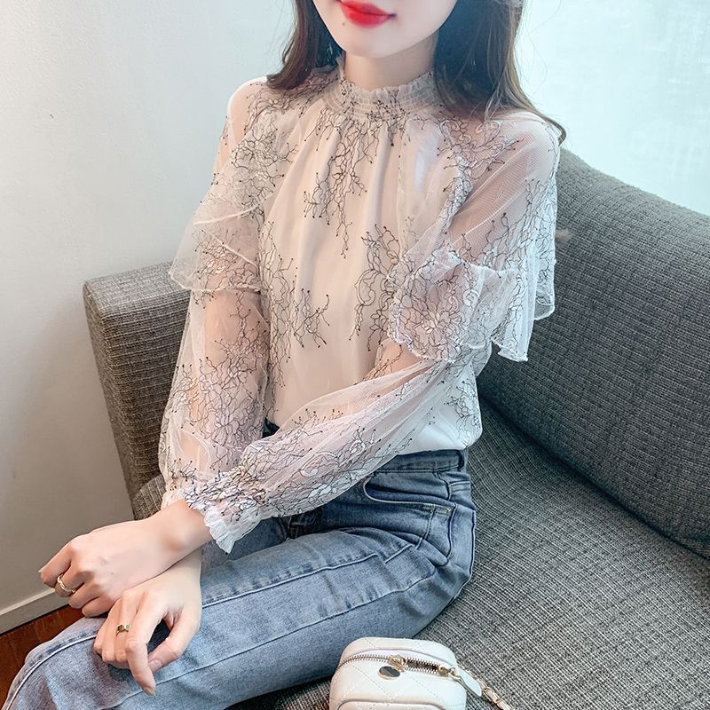 쉬폰 여성 셔츠 및 블라우스 레이스 꽃무늬 럭셔리 디자 - Summer Clothing Trends 2025 Women'S 리뷰 및 가격