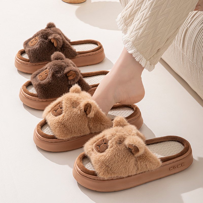 헴프 카툰 여성 슬리퍼 홈 플랫 캐주얼 봄 여름 럭셔리 - Summer Cloth 리뷰 및 가격