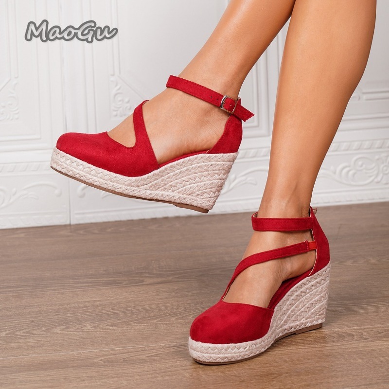 34-43 사이즈 여성용 에스파드리유 웨지 샌들 스웨이 - Espadrille Sandal Women 리뷰 및 가격