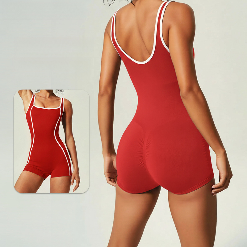 컬러 블록킹 탱크탑 요가 점프수트 여성용 속건 타이트  - Tank Top Breathable 리뷰 및 가격